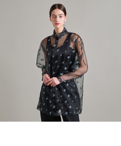 試着のみLOEFF ロエフ♡ブルーベリー エンブロイダリー シャツ　ブラウス LOEFF＞ブルーベリー エンブロイダリー シャツ｜ユナイテッドアローズ
