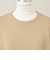 ＜conte＞NVL コットン クルーネックニット