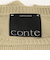 ＜conte＞NVL コットン クルーネックニット