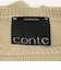 ＜conte＞NVL コットン クルーネックニット