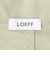 ＜LOEFF＞コットン ツイル スキッパー シャツ UNISEX