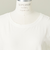 ＜conte＞クルーネック  ノースリーブTシャツ