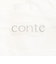 ＜conte＞クルーネック  ノースリーブTシャツ