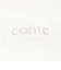 ＜conte＞クルーネック Tシャツ