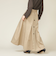 ＜conte＞チノ バックタックスカート