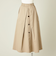 ＜conte＞チノ バックタックスカート