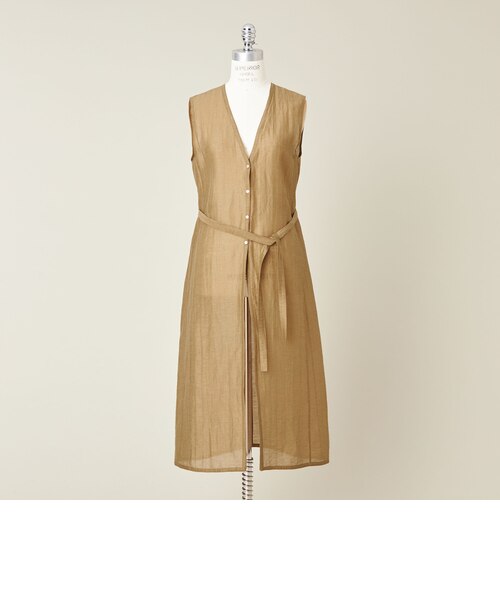 【BEIGE】<conte>シアー Vネック ロングジレ conte＞シアー Vネック ロングジレ｜ユナイテッドアローズ