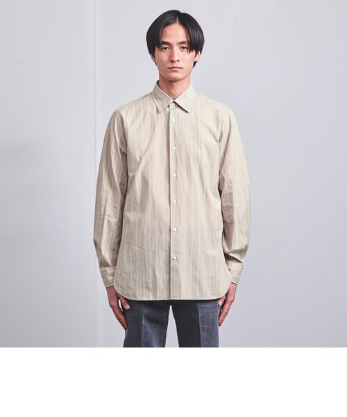 N.HOOLYWOOD ALBINI ストライプシャツ ALBINI カラーストライプ セミワイドカラーシャツ｜ユナイテッド