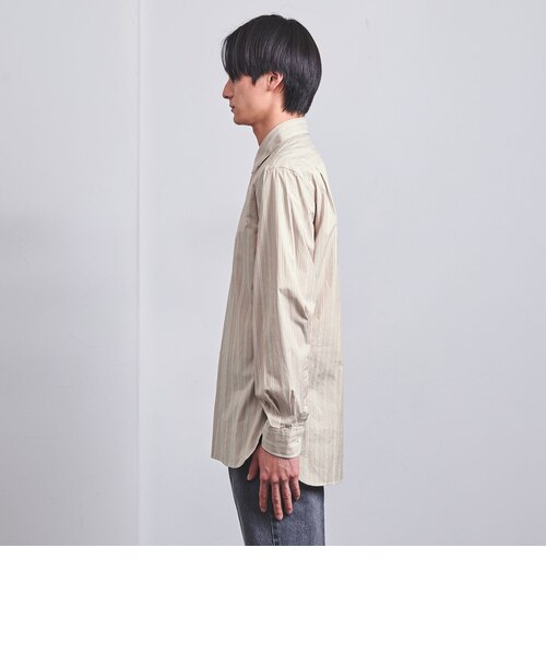 ALBINI カラーストライプ セミワイドカラーシャツ｜ユナイテッド