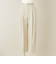 ＜conte＞ペーパー ベルテッド タックパンツ