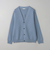 4シーズンズ ミラノリブ カーディガン ーウォッシャブルー