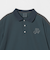 メンズ カノコ ポロシャツ-吸水速乾 UV 横ストレッチ-