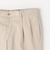 ツイル ベーシック 1プリーツ チノパンツ