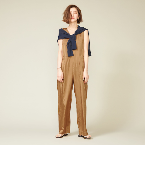 conte＞サテン ノースリーブ オールインワン｜ユナイテッドアローズ