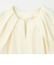 ＜EMMEL REFINES＞EM タック ノーカラー スキッパー ブラウス