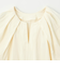 ＜EMMEL REFINES＞EM タック ノーカラー スキッパー ブラウス