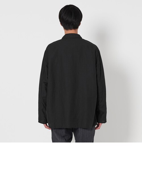 【BLACK】ブラック ユーティリティ オーバーシャツ ブラック ユーティリティ オーバーシャツ