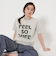【別注】＜MIXTA＞FEEL FREE Tシャツ LT.GRAY