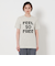 【別注】＜MIXTA＞FEEL FREE Tシャツ LT.GRAY