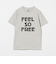 【別注】＜MIXTA＞FEEL FREE Tシャツ LT.GRAY