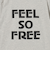 【別注】＜MIXTA＞FEEL FREE Tシャツ LT.GRAY