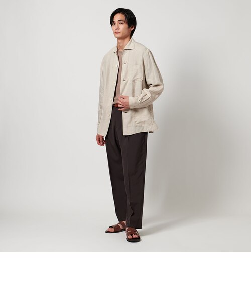 ほぼ未使用⭐︎ユナイテッドアローズ LIBECO リネン シャツジャケット L LIBECO リネン シャツジャケット｜ユナイテッドアローズ アウトレット