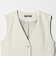 ダブルニット ペプラムベスト ‐セットアップ対応・ウォッシャブル‐＜A DAY IN THE LIFE＞