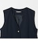 ダブルニット ペプラムベスト ‐セットアップ対応・ウォッシャブル‐＜A DAY IN THE LIFE＞