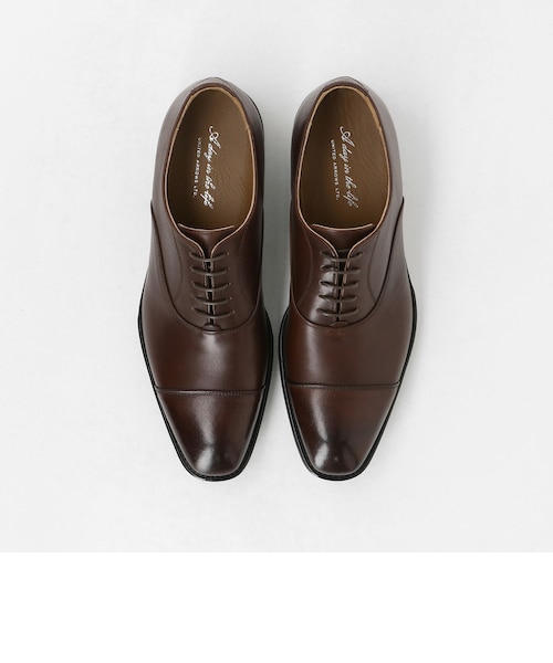 スムースレザー ストレートチップ シューズ-撥水-＜A DAY IN THE LIFE