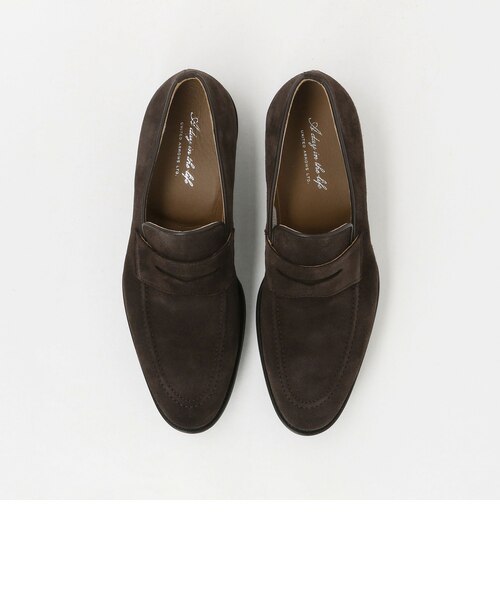 美品☆UNITEDARROWS スエード ローファー　撥水　ブラック　26cm スエード ペニーローファー-撥水-＜A DAY IN THE LIFE＞｜ユナイテッド