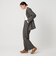 ポリエステルブレンド バックゴムストレートパンツ