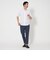 【WARDROBE SMART】 Reflax スキニー クロップドパンツ