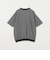 クロス パターン ショートスリーブ ニット Tシャツ