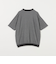 クロス パターン ショートスリーブ ニット Tシャツ