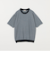クロス パターン ショートスリーブ ニット Tシャツ