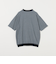クロス パターン ショートスリーブ ニット Tシャツ