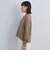 メッシュ スキッパー ニット プルオーバー -ウォッシャブル-