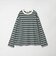 ディストレスト ボーダー ロングスリーブ Tシャツ