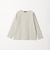 KIVANC ノーカラー 長袖 Tシャツ -ストレッチ-