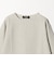 KIVANC ノーカラー 長袖 Tシャツ -ストレッチ-