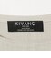 KIVANC ノーカラー 長袖 Tシャツ -ストレッチ-