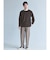 KIVANC ノーカラー 長袖 Tシャツ -ストレッチ-