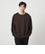 KIVANC ノーカラー 長袖 Tシャツ -ストレッチ-