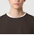 KIVANC ノーカラー 長袖 Tシャツ -ストレッチ-