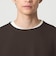 KIVANC ノーカラー 長袖 Tシャツ -ストレッチ-
