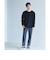KIVANC ノーカラー 長袖 Tシャツ -ストレッチ-