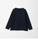 KIVANC ノーカラー 長袖 Tシャツ -ストレッチ-