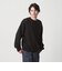 モヘヤミックス ダイヤパターン クルーネック ニット