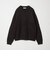 モヘヤミックス ダイヤパターン クルーネック ニット