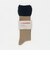 ＜MES CHAUSSETTES＞レイヤードライク リブソックス